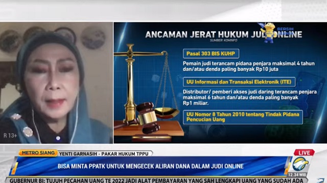 Pakar Hukum: Judi Online Mudah Diberantas Lewat Investigasi Siber
