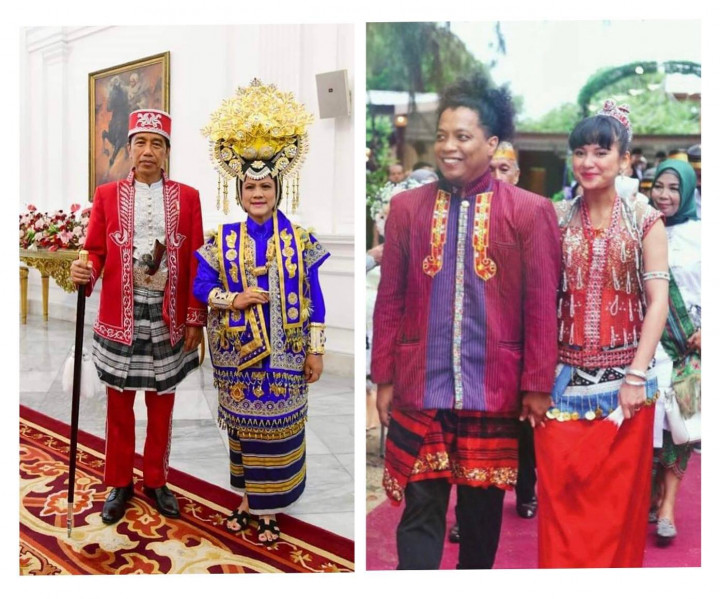 Arie Kriting Bangga Presiden Jokowi Kenakan Baju Adat Buton