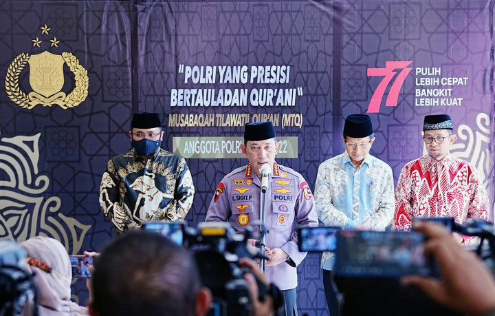 Kapolri Ingin Anugerah MTQ Bisa Membentuk Akhlak Anggotanya
