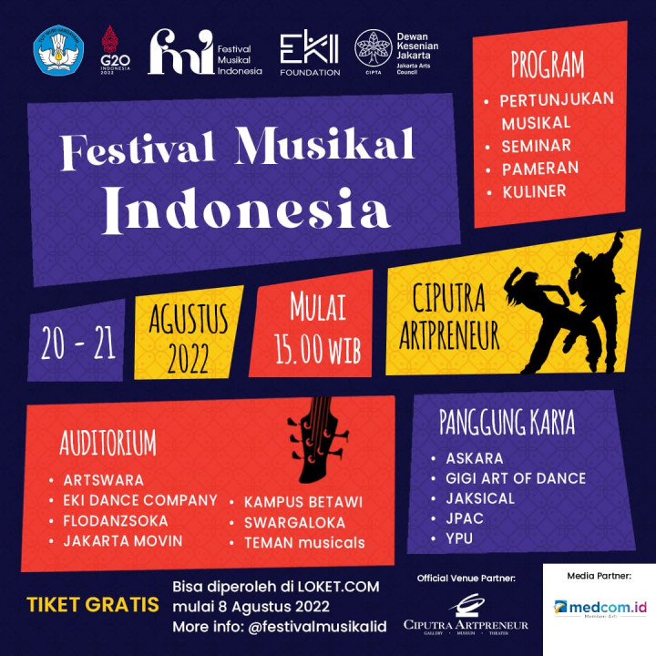 Tiket Festival Musikal Indonesia Diklaim Ludes dalam Hitungan Menit