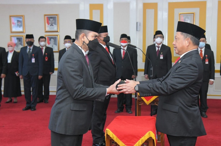 Lantik Kasat Manggala dan Kasat Binlat IPDN, Ini Pesan Mendagri