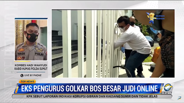 Penggeledahan Judi Online Terbesar di Medan, Omzet Mencapai Rp1 Miliar Sehari