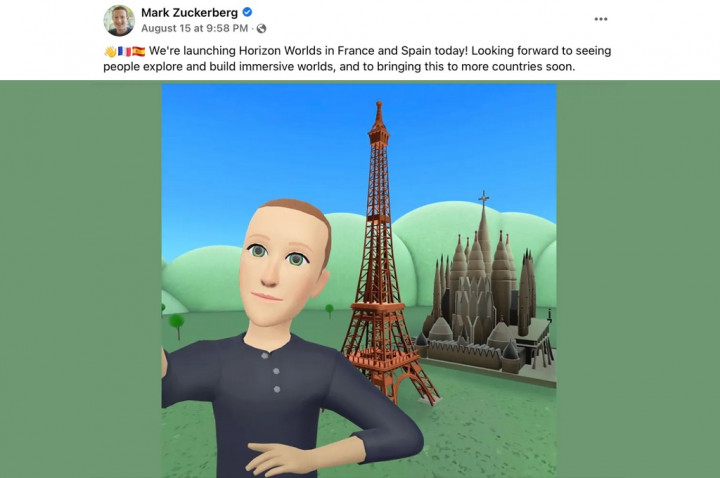 Mark Zuckerberg Tanggapi Meme Metaverse