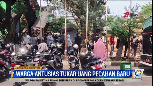 Berbondong-bondong Menukar Uang Baru, Warga Kecewa Kuota Habis