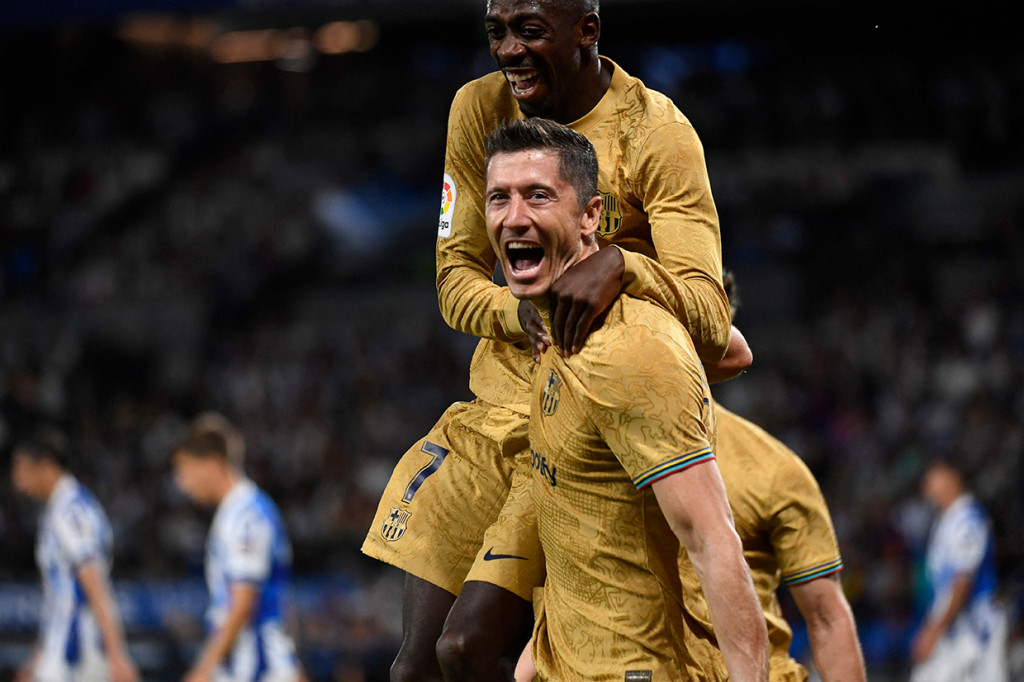 Real Sociedad Vs Barcelona: Lewandowski Brace, Blaugrana Menang Telak 4-1