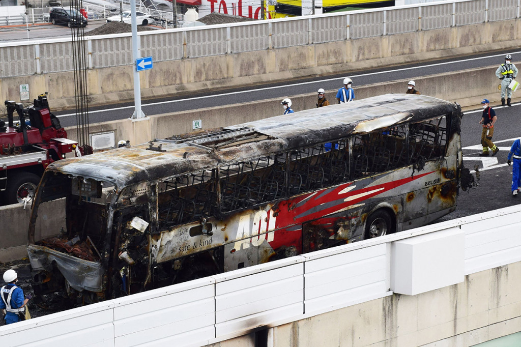 Tabrakan Bus dan Mobil di Tol Nagoya Jepang Tewaskan 2 Orang