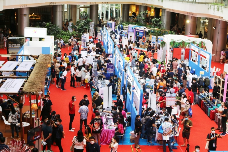 Suasana Astindo Travel Fair 2020 (Foto: Astindo)