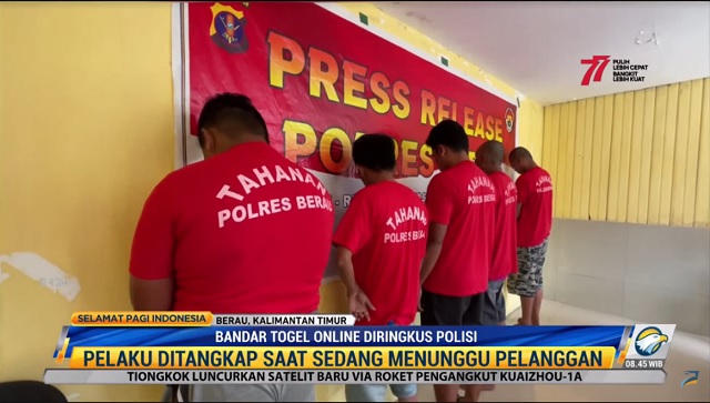 3 Bandar Togel Online di Kaltim Diringkus Polisi