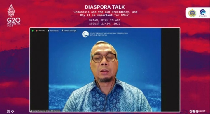 Diaspora Talk: Peran Penting UMKM dalam Presidensi G20 Indonesia