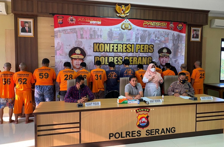 Polres Serang <i>Sikat</i> Pelaku Judi Daring dan Konvensional