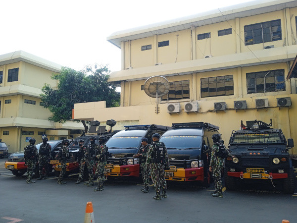 Sidang Etik Irjen Ferdy Sambo, Brimob Jaga Ketat Gedung TNCC