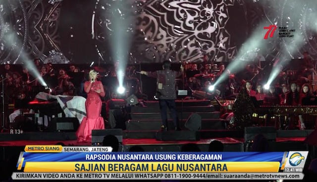Konser Rapsodia Nusantara Meriahkan HUT ke-72 Jateng