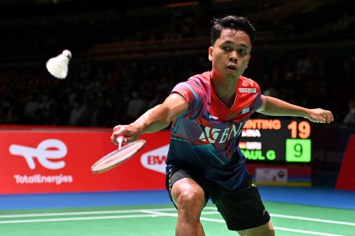 Dramatis, Ginting Tekuk Shi Yu Qi Demi Tiket Perempat Final