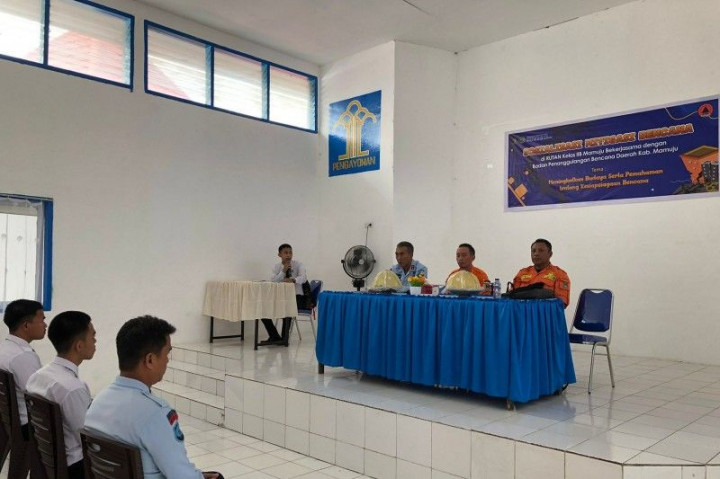 Warga Binaan Rutan Mamuju Dapat Sosialisasi Mitigasi Bencana