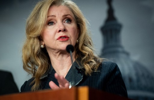 Senator AS Marsha Blackburn kunjungi Taiwan./AFP