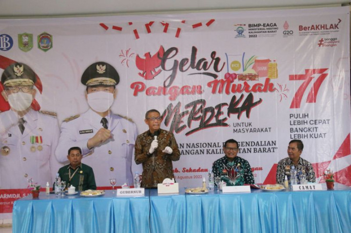 Kendalikan Inflasi, Pemprov Kalbar Gelar Pasar Murah
