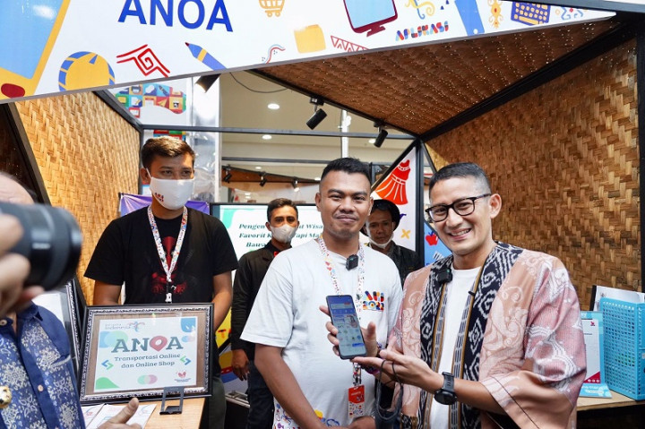 Promosikan Anoa, Sandiaga: Aplikasi Ini Memberi Solusi untuk Masyarakat