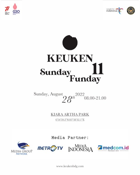 Keuken 2022: Sunday Funday akan digelar pada 28 Agustus 2022, pukul 08.00-21.00 WIB di Kiara Artha Park, Kota Bandung, Jawa Barat (Foto:Dok)