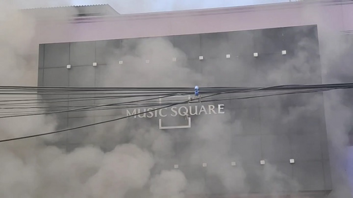 Sekolah Musik di Rawamangun Kebakaran