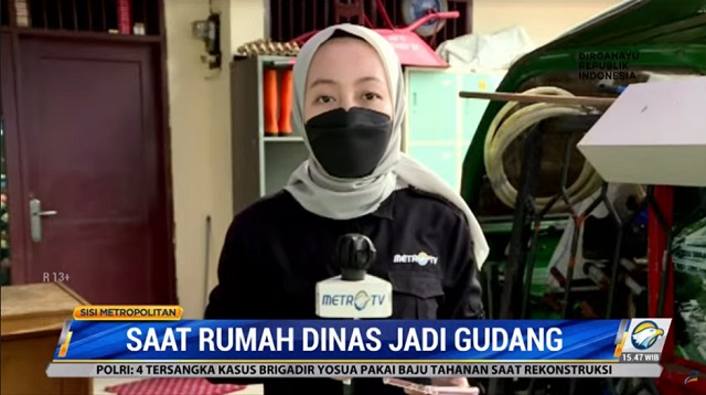 Miris, Rumah Dinas di Kelurahan Gelora Jadi Gudang
