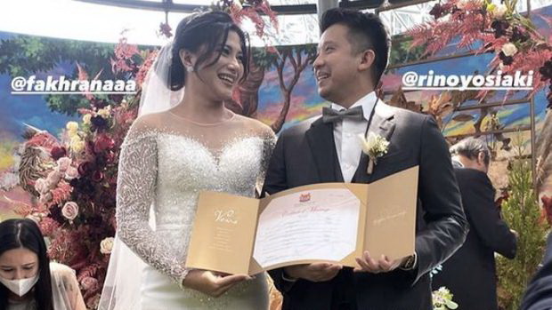 Dita Fakhrana dan Rino (Foto: instagram)