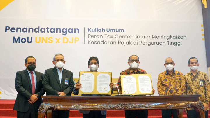 UNS Gandeng Dirjen Pajak Dirikan Tax Center