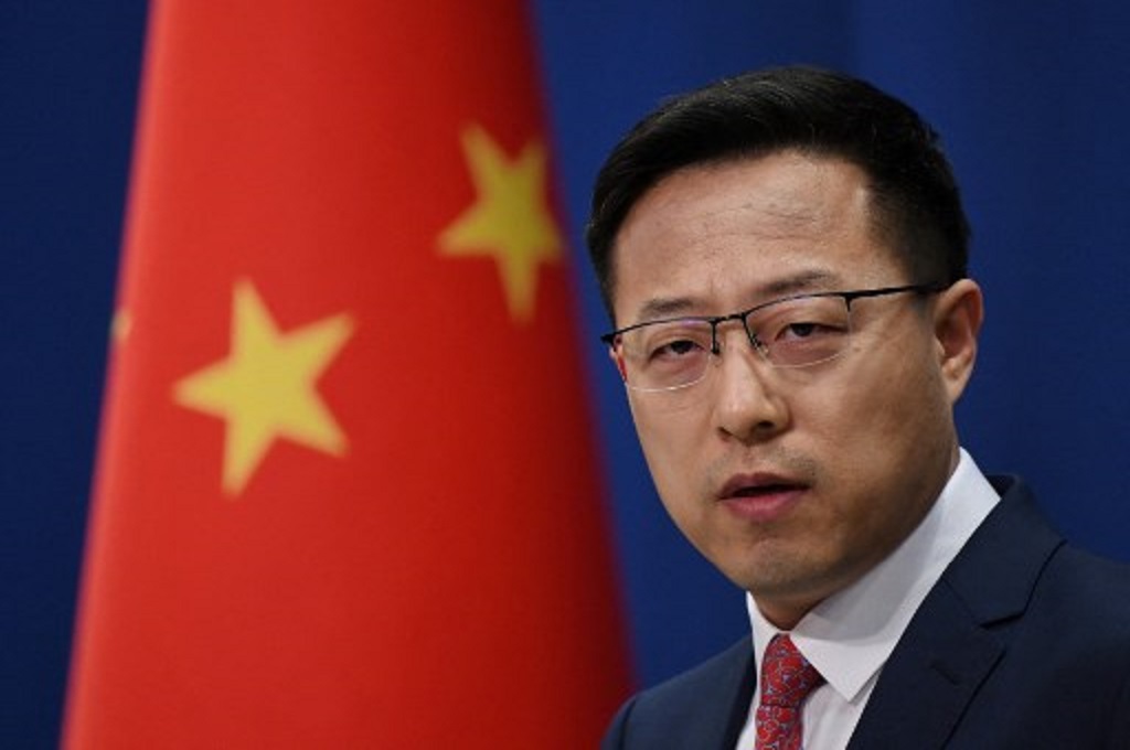 Juru bicara Kementerian Luar Negeri Tiongkok Zhao Lijian. (AFP)