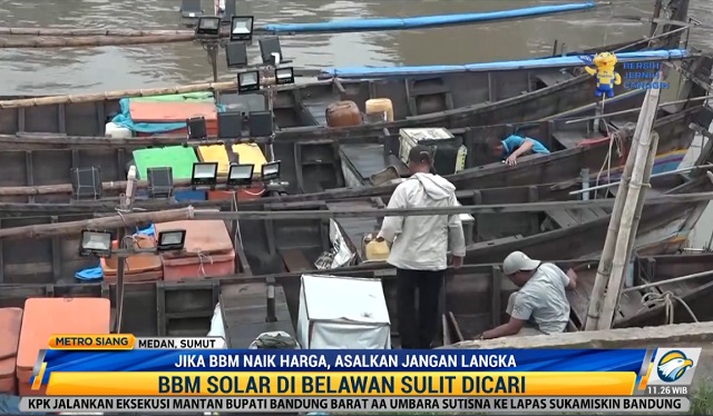 BBM Bakal Naik, Nelayan Belawan Hanya Minta Stok Terjamin