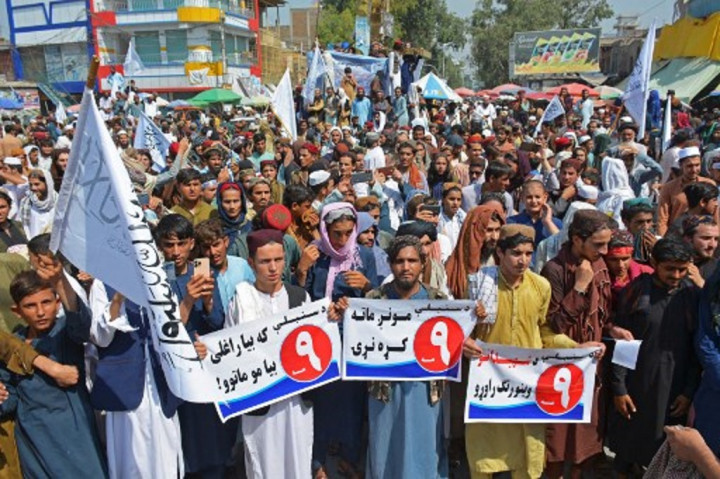 Taliban Rayakan Satu Tahun Mundurnya Pasukan AS dari Afghanistan Taliban Rayakan Satu Tahun Mundurnya Pasukan AS dari Afghanistan