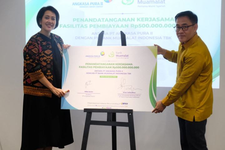 Bank Muamalat Salurkan Pembiayaan Rp500 Miliar ke Angkasa Pura II