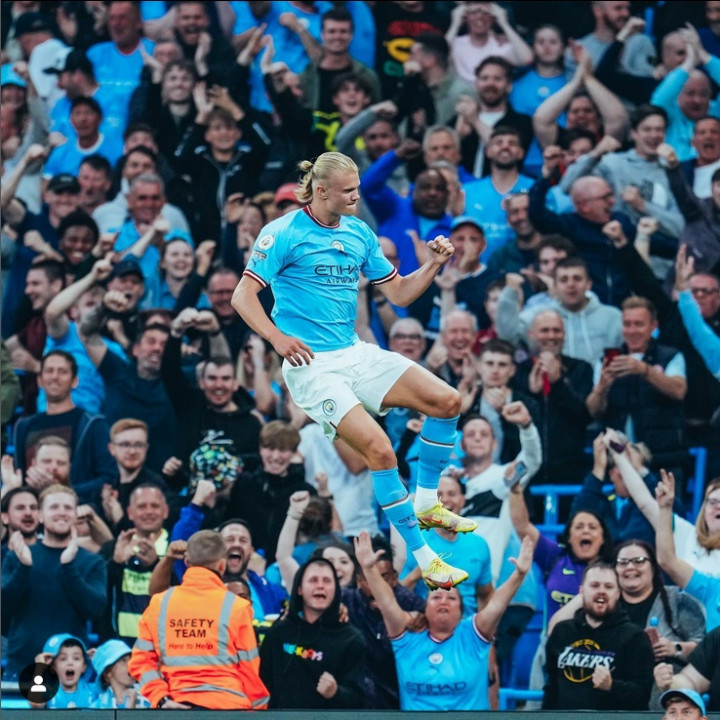 Bikin Hattrick Lagi, Haaland Pecahkan Rekor Milik Sergio Aguero