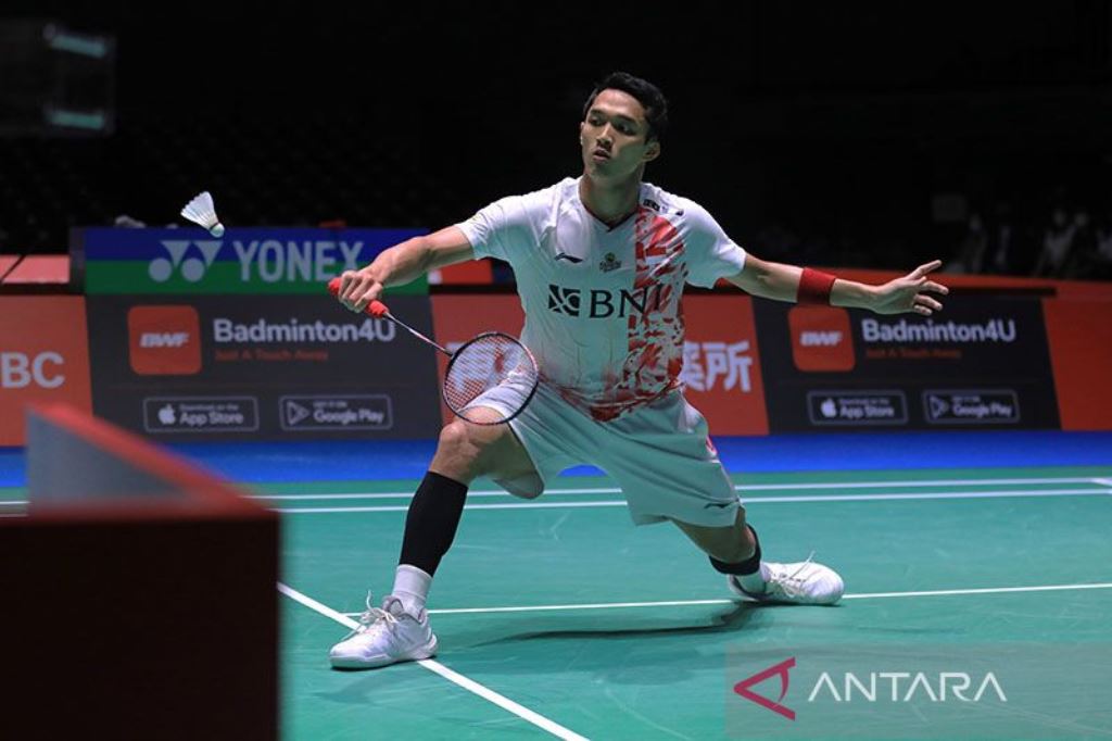 Jonatan Christie. (Foto: Antara/HO-PBSI)