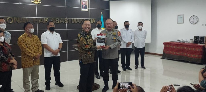 Komnas HAM Serahkan Hasil Penyelidikan Kasus Brigadir J ke Polri