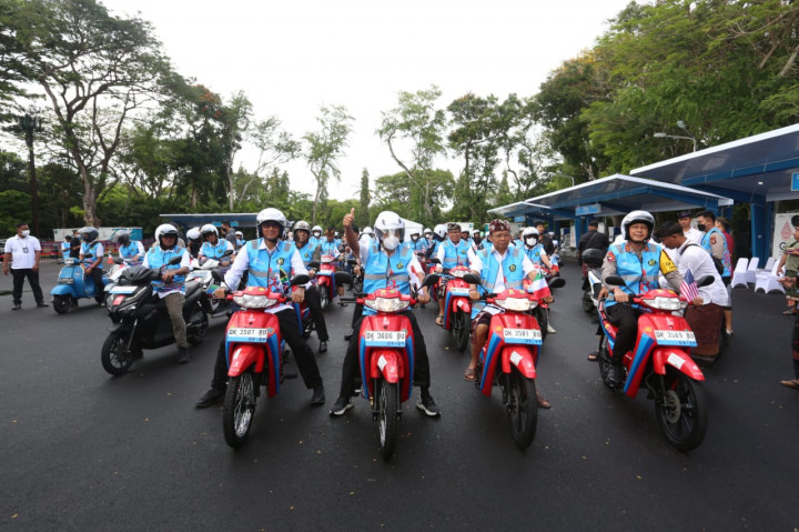 Kementerian ESDM dan PLN Kampanye Motor Listrik di Bali