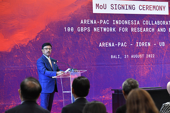 Menkominfo Dukung Kerja Sama Jaringan Riset dan Pendidikan Berkecepatan 100Gbps