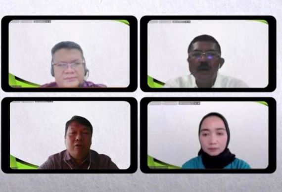 Bincang-bincang bertema Polemik Revisi Label BPA: Manfaat VS Mudharat yang digelar secara daring. (Foto: Ist)