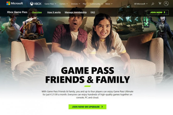 Microsoft Konfirmasi Paket Xbox Game Pass Friends & Family Baru