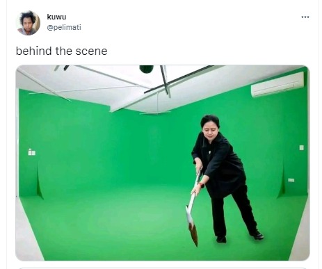 [Cek Fakta] Foto Puan Maharani Pura-pura Menanam Pohon? Ini Faktanya