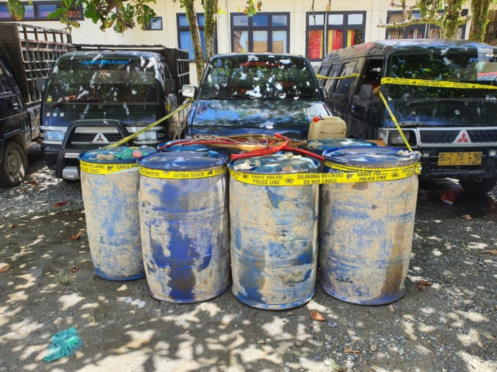 2 Warga Aceh Selatan Kedapatan Angkut 1 Ton BBM Subsidi