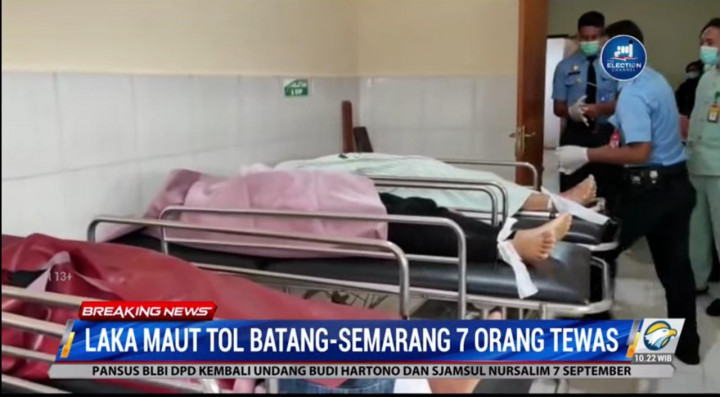 Kecelakaan Maut di Tol Batang-Semarang Diduga karena Sopir Mengantuk
