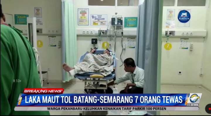 Seluruh Korban Kecelakaan Maut di Tol Batang Dibawa ke RSUD Kendal
