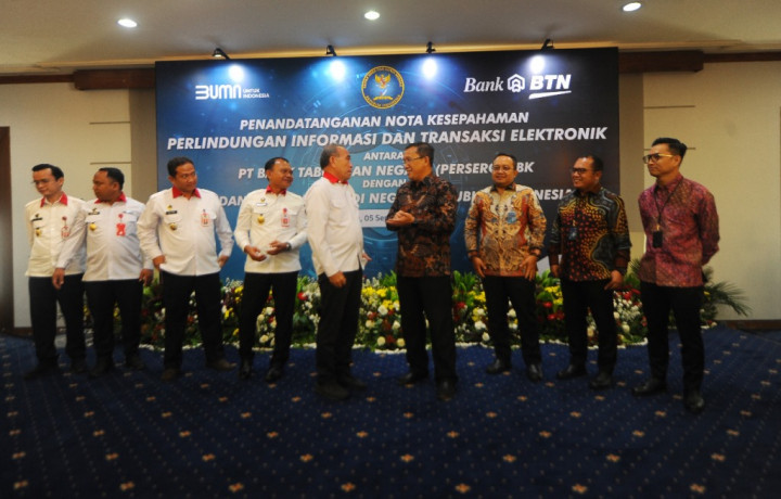BTN Gaet BSSN Maksimalkan Keamanan Transaksi Digital