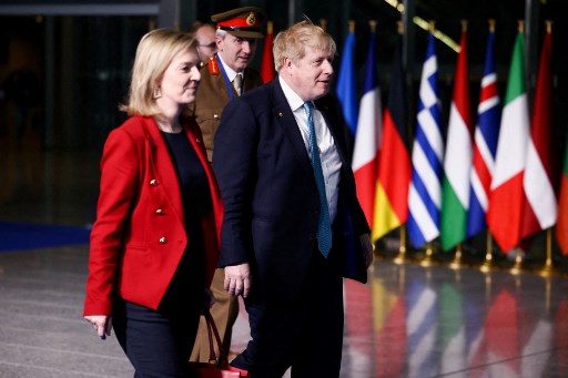 Jadi PM Baru Inggris, Liz Truss Puji Kepemimpinan Boris Johnson