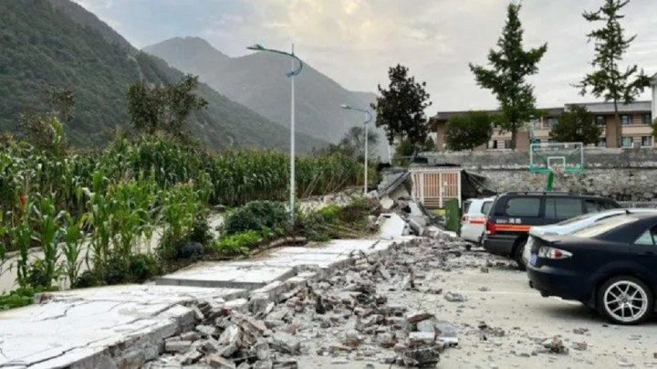 Melonjak Tajam, Korban Tewas Gempa di Sichuan Tiongkok 46 Orang