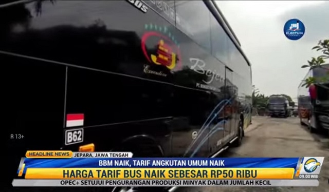Harga BBM Naik, Tarif Bus Melonjak