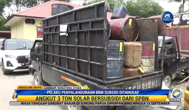 Polisi Tangkap Penimbun Solar Subsidi untuk Nelayan di Langkat