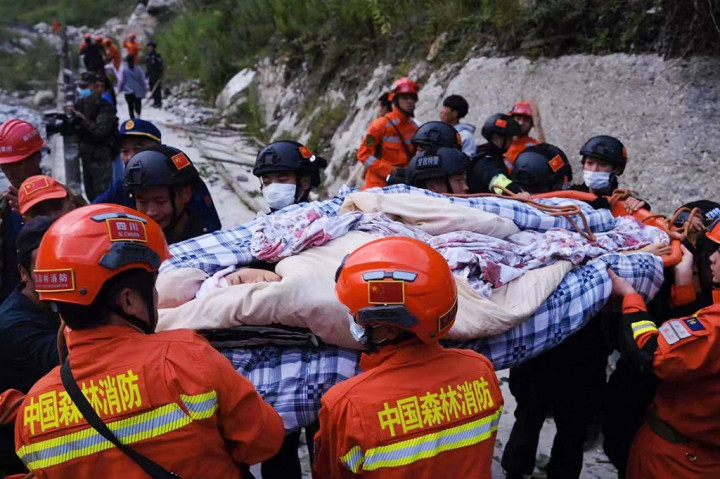 Korban Tewas Gempa di Sichuan Tiongkok Jadi 65 Orang, Ratusan Terluka