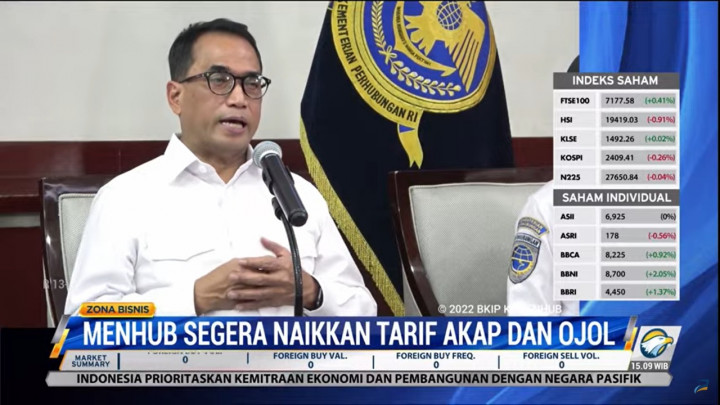 Besok Menhub Umumkan Kenaikkan Tarif AKAP dan Ojol