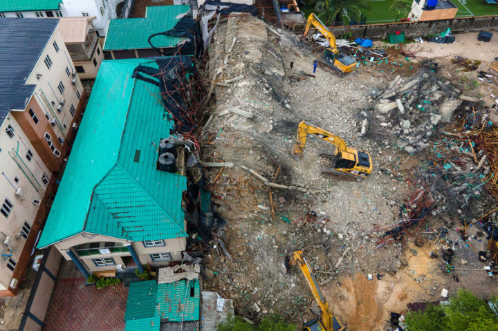 Gedung 7 Lantai di Nigeria Runtuh, 5 Orang Meninggal Dunia