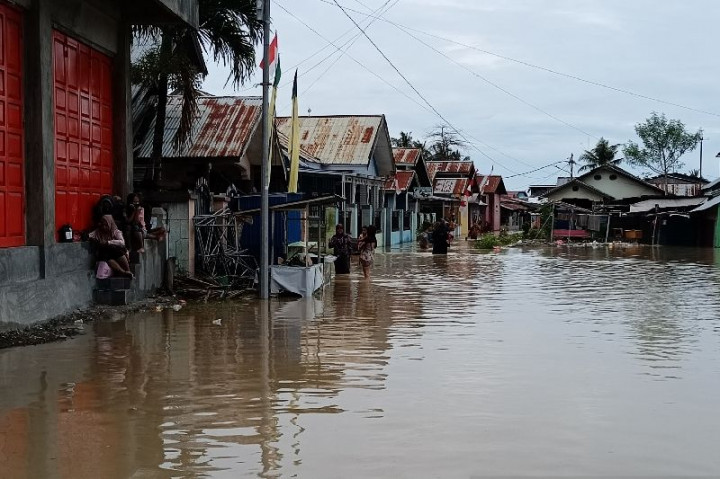 1.000 Lebih Rumah di Bantaran Sungai Palu Terendam Banjir